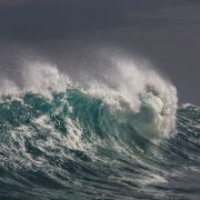 Rough seas in the channel